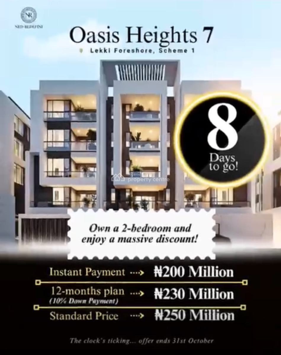 Off-plan 2 Bedrooms, Foreshore, Lekki Phase 1, Lekki, Lagos, Flat / Apartment for Sale