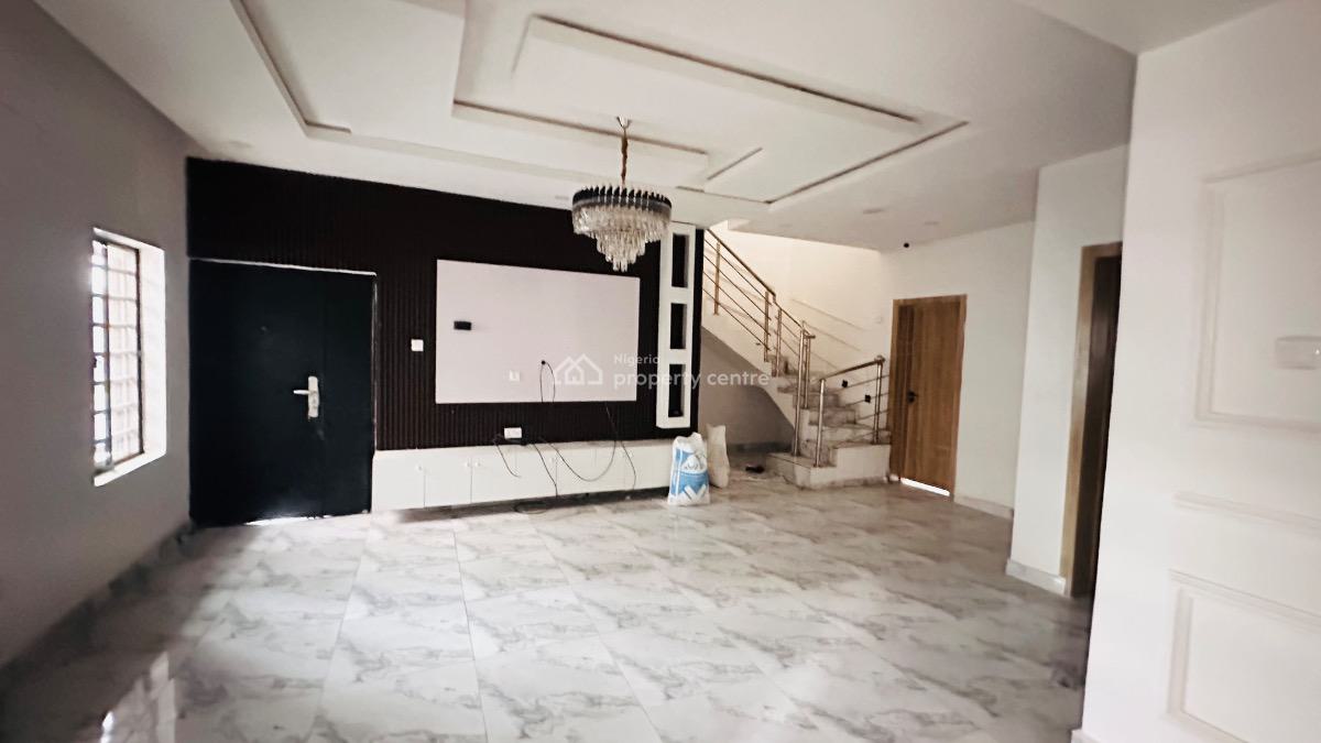 Most Spacious 5 Bedroom Semi Detached Duplex with 2 Bq, Abraham Adesoya, Ajah, Lagos, House for Sale
