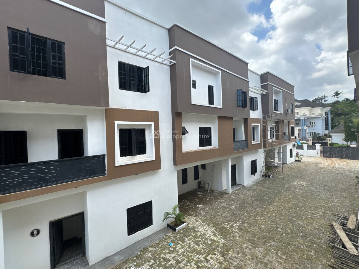 Newly Built 4 Bedrooms Terraced Duplex with Bq, Guzape District, Abuja, Terraced Duplex for Sale