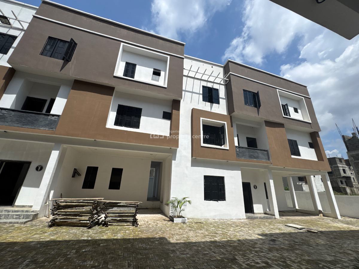 Newly Built 4 Bedrooms Terraced Duplex with Bq, Guzape District, Abuja, Terraced Duplex for Sale