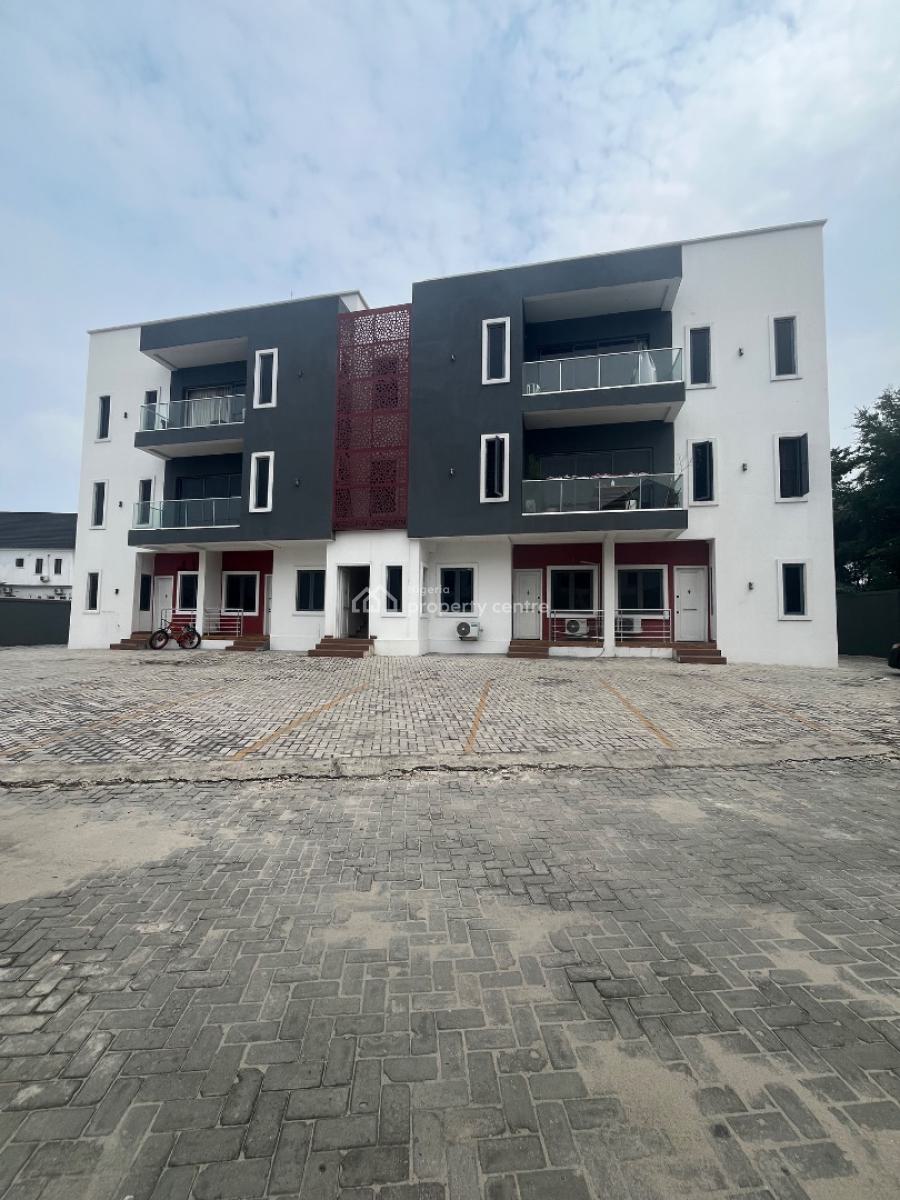 Fully Furnished 3 Bedroom + Bq in an Estate with 24 Hours Power Supply, Second Toll Gate Lekki Conservation, Lekki, Lagos, Flat / Apartment for Rent