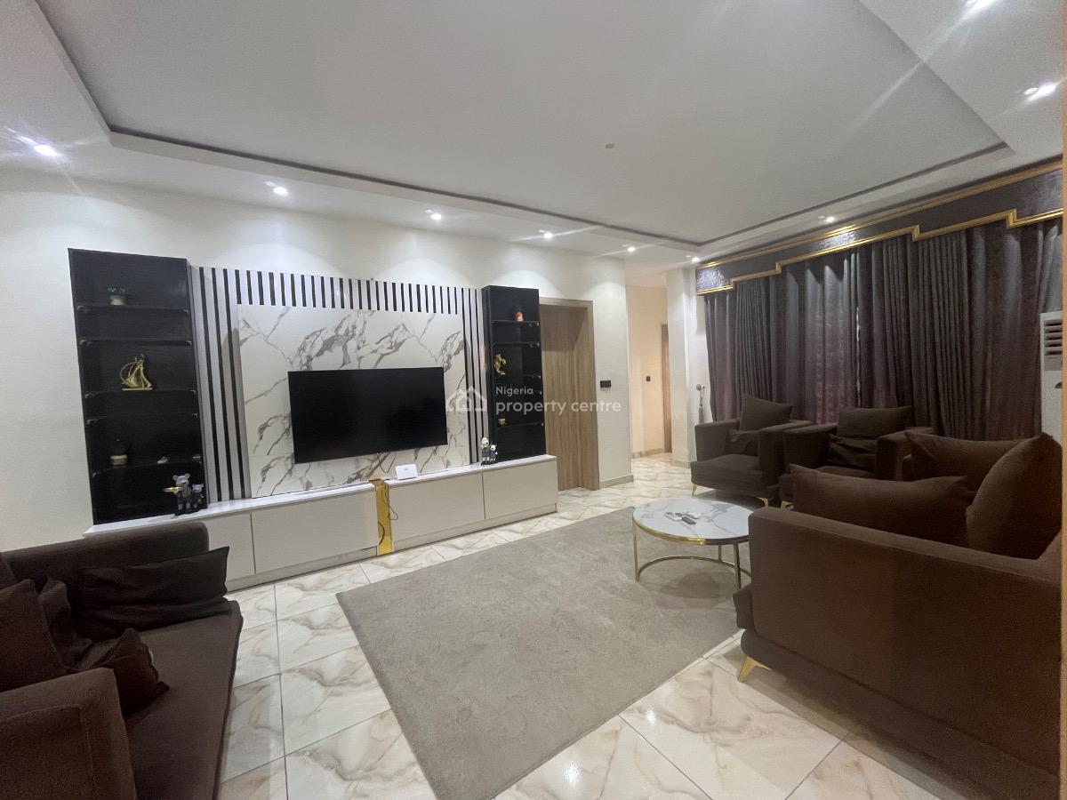 Fully Furnished 3 Bedroom + Bq in an Estate with 24 Hours Power Supply, Second Toll Gate Lekki Conservation, Lekki, Lagos, Flat / Apartment for Rent