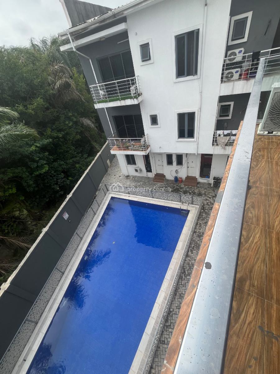 Fully Furnished 3 Bedroom + Bq in an Estate with 24 Hours Power Supply, Second Toll Gate Lekki Conservation, Lekki, Lagos, Flat / Apartment for Rent