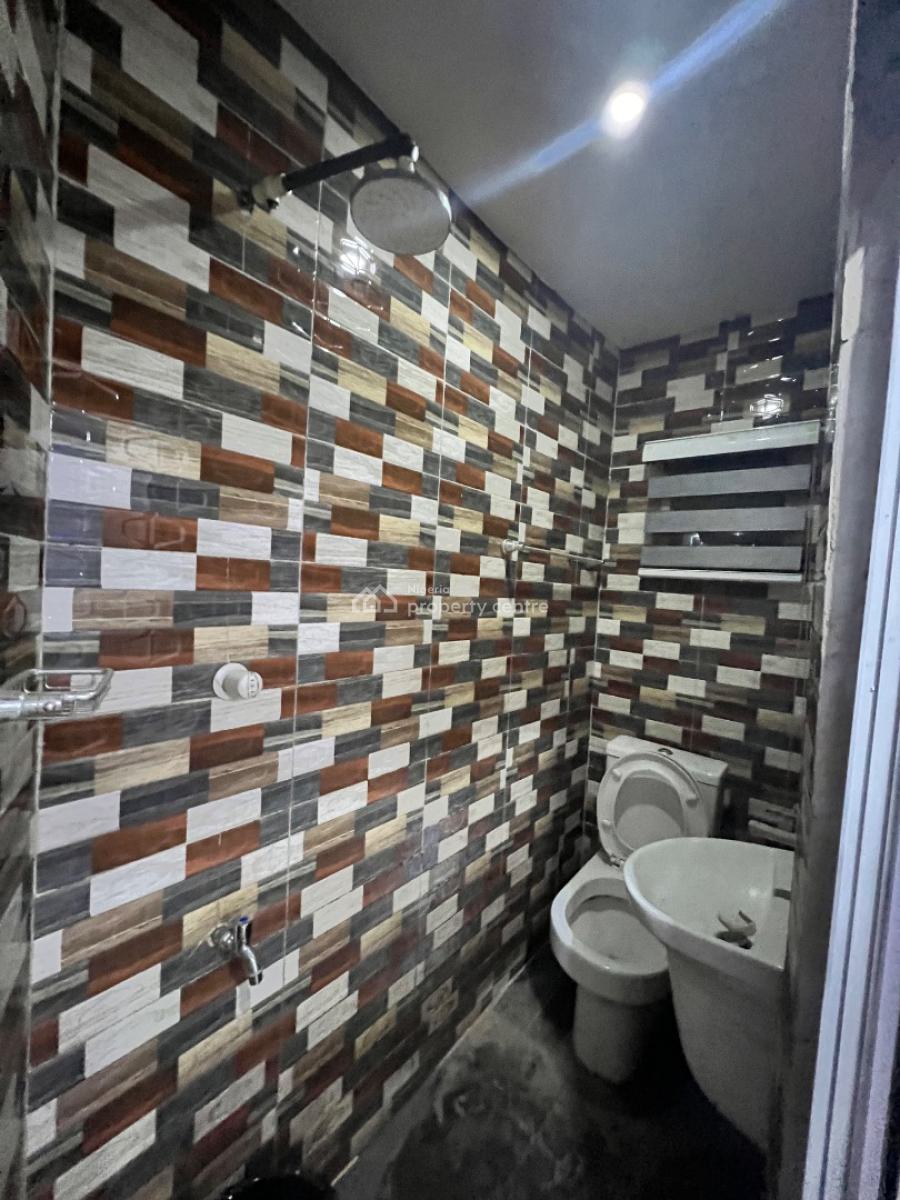 Serviced One Room Self Contain Shared Apartment, Alaka Street, Off Fola Agoro, Abule Ijesha, Yaba, Lagos, Self Contain (single Rooms) for Rent