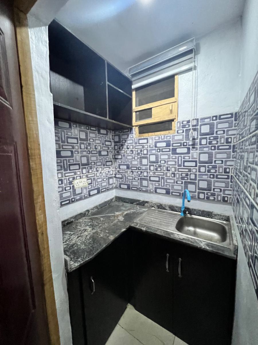 Serviced One Room Self Contain Shared Apartment, Alaka Street, Off Fola Agoro, Abule Ijesha, Yaba, Lagos, Self Contain (single Rooms) for Rent
