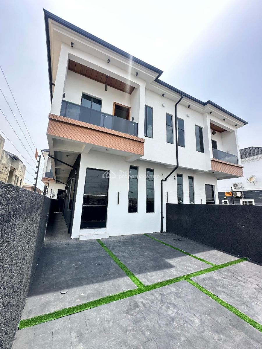Well Built  4 Bedroom Semi Detached Duplex in a Secured Estate, Agungi, Lekki, Lagos, Semi-detached Duplex for Sale