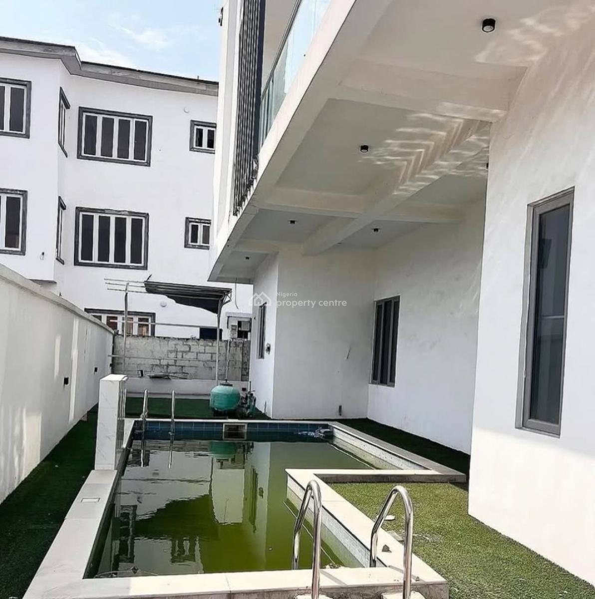 5 Bedroom Fully Detached Duplex with Pool, Orchid Road, Lekki, Lagos, Detached Duplex for Rent