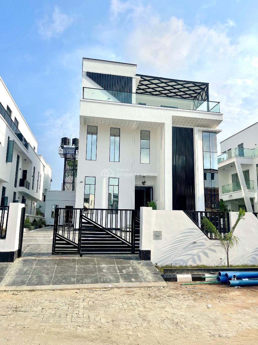 Luxury 5 Bedroom Detached Duplex + Bq, Swimming Pool, Gym, Cinema, Room, Osapa, Lekki, Lagos, Detached Duplex for Sale