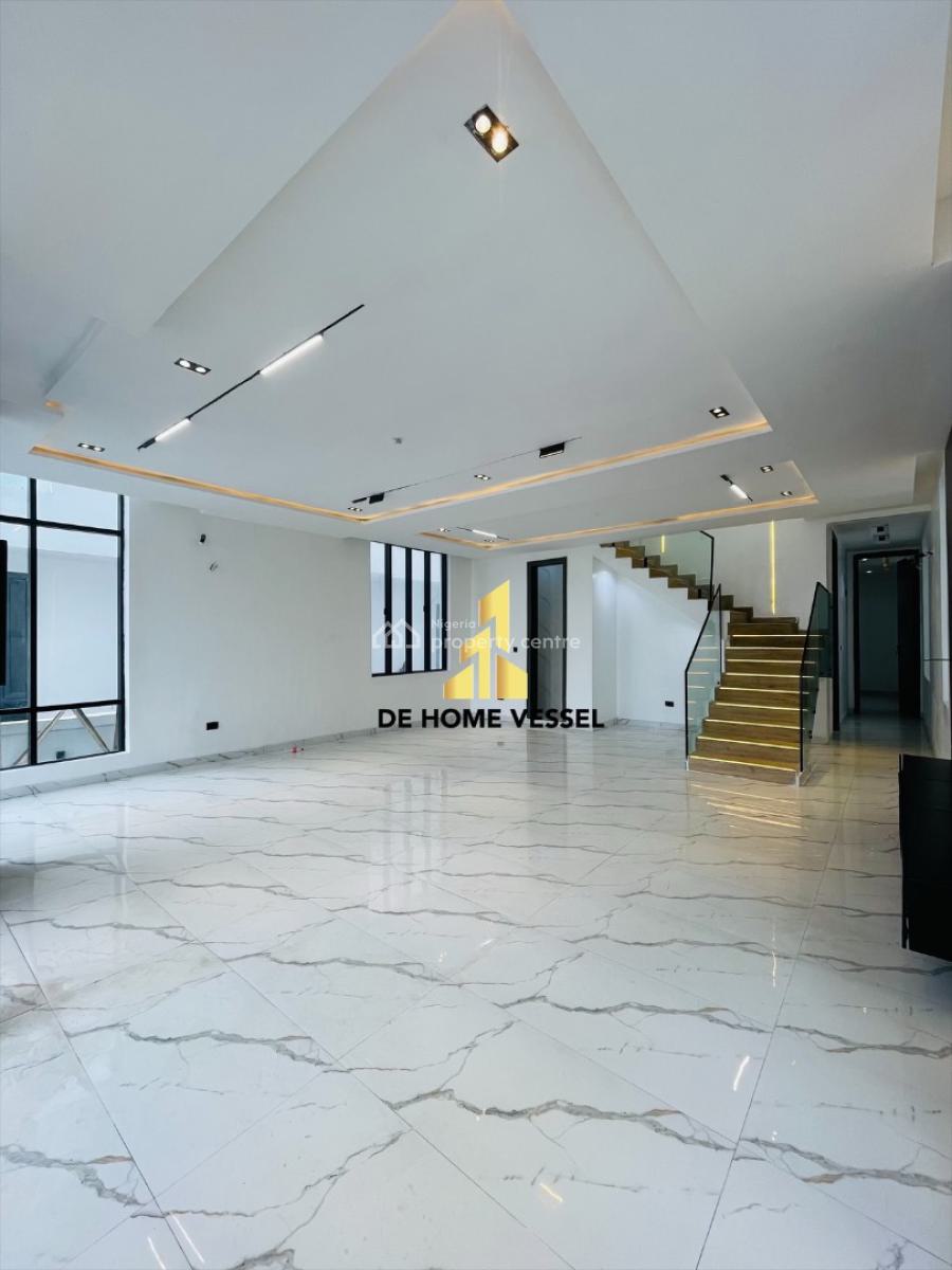 Gorgeously Perched Luxury 5 Bedrooms Smart Home with Pool and Bq, Chevron, Lekki, Lagos, Detached Duplex for Sale