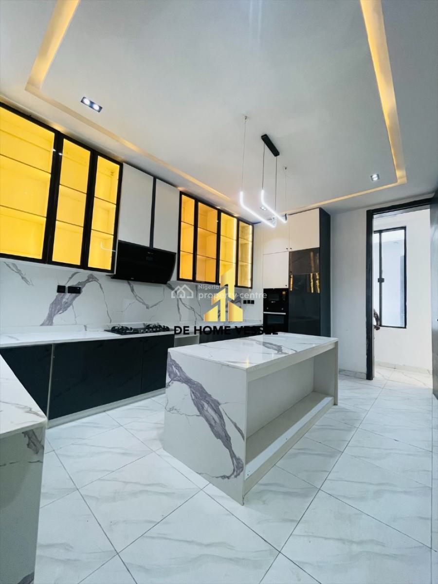Gorgeously Perched Luxury 5 Bedrooms Smart Home with Pool and Bq, Chevron, Lekki, Lagos, Detached Duplex for Sale