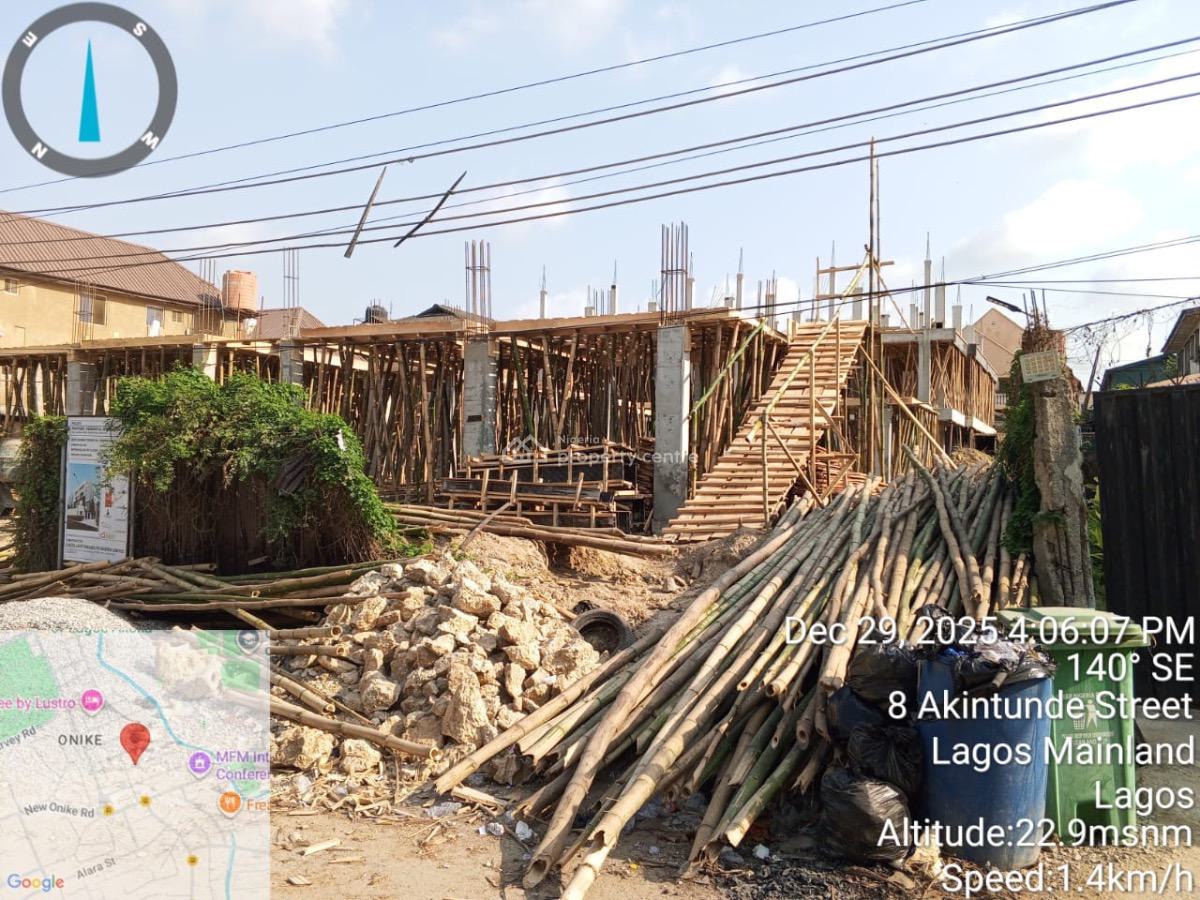 Ongoing Units of 4 Bedrooms Maisonette with + Bq, Onike, Yaba, Lagos, Flat / Apartment for Sale