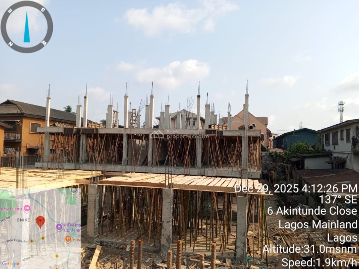 Ongoing Units of 4 Bedrooms Maisonette with + Bq, Onike, Yaba, Lagos, Flat / Apartment for Sale