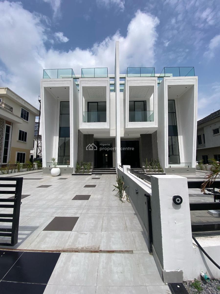 5 Bedroom Semi Detached Duplex with Cinema, Pool & Bq, Victory Park Estate, Lekki, Lagos, Semi-detached Duplex for Sale