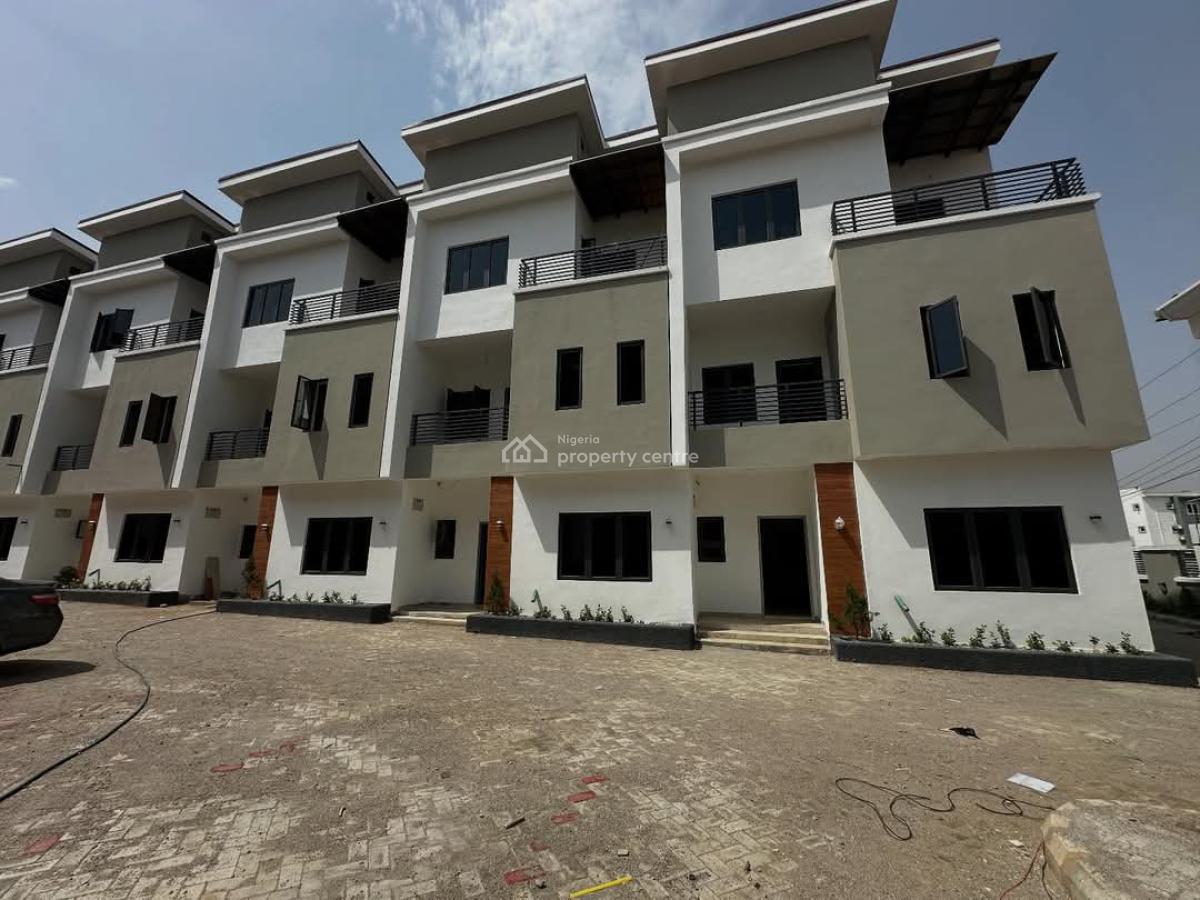 New 4 Bedroom Terrace Duplex +  Boys Quarters, Jahi, Abuja, Terraced Duplex for Sale