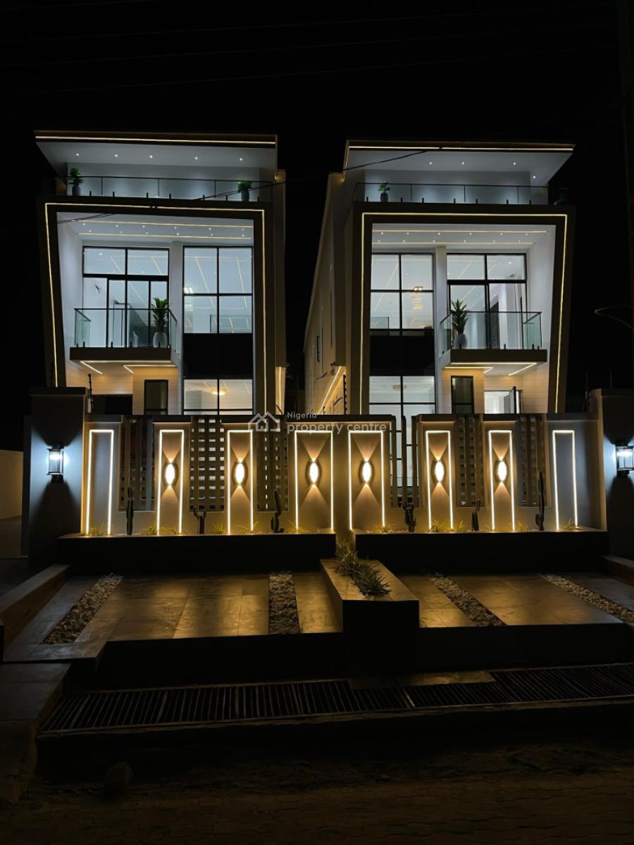 Luxury 5 Bedroom Fully Detached Duplex, Chevron Toll Gate, Lekki, Lagos, Detached Duplex for Sale