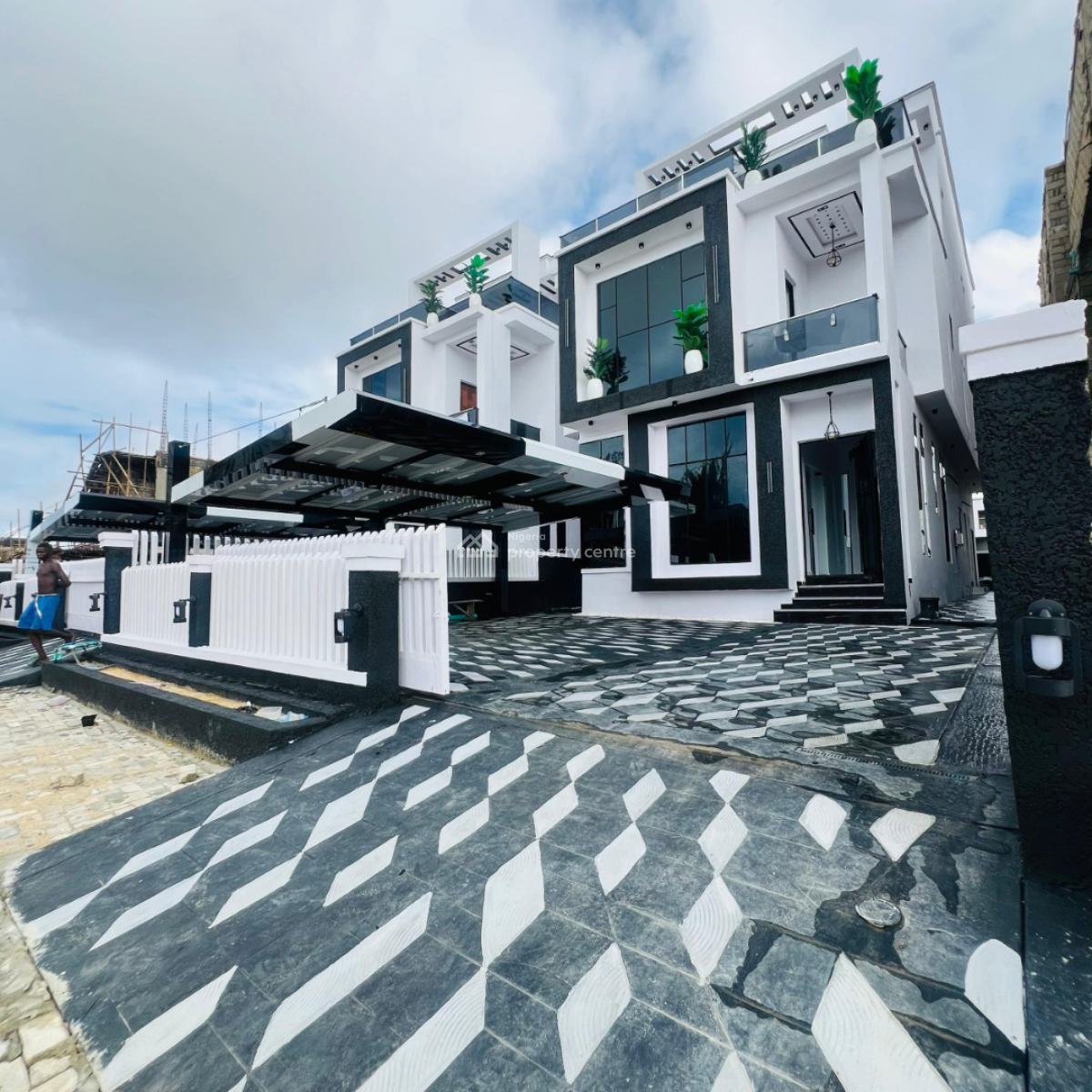 Contemporary 5 Bedroom Fully Detached Duplex with Cinema, Gym and Pool, Lekky County, Ikota, Lekki, Lagos, Detached Duplex for Sale