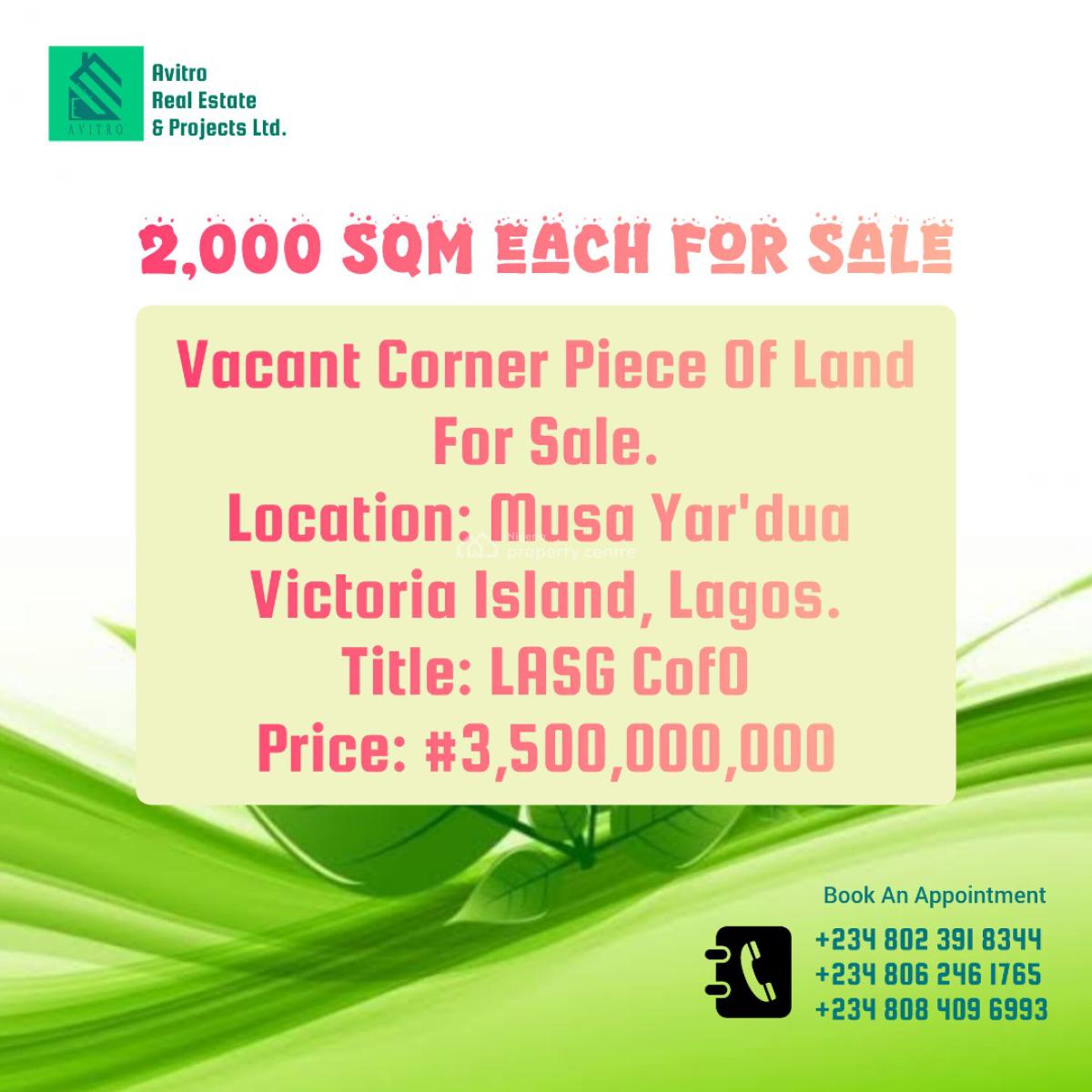 Land, Musa Yaradua, Victoria Island (vi), Lagos, Mixed-use Land for Sale