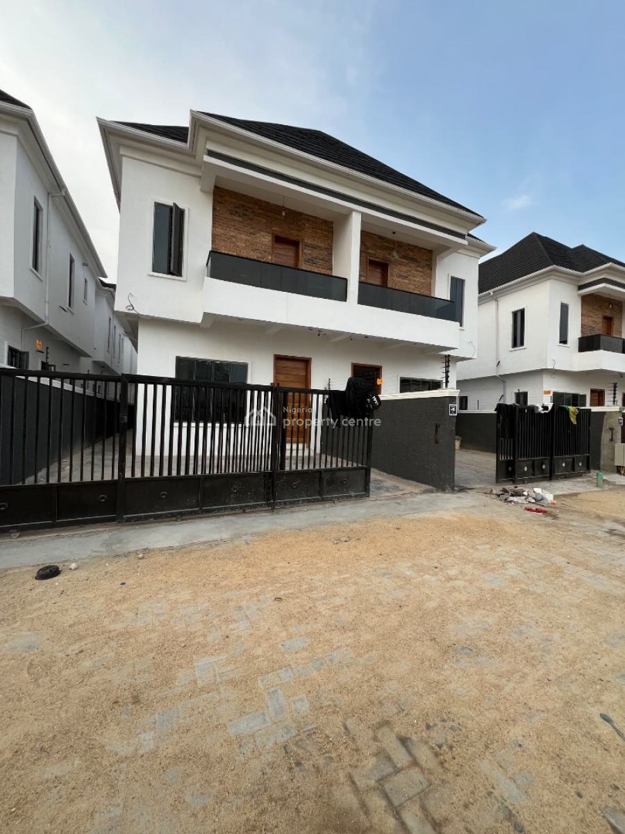 Exquisite 4 Bedroom Semi Detached Duplex with a Bq in a Secured Estate, Ikota Villa Behind Mega Chicken, Ikota, Lekki, Lagos, Semi-detached Duplex for Sale