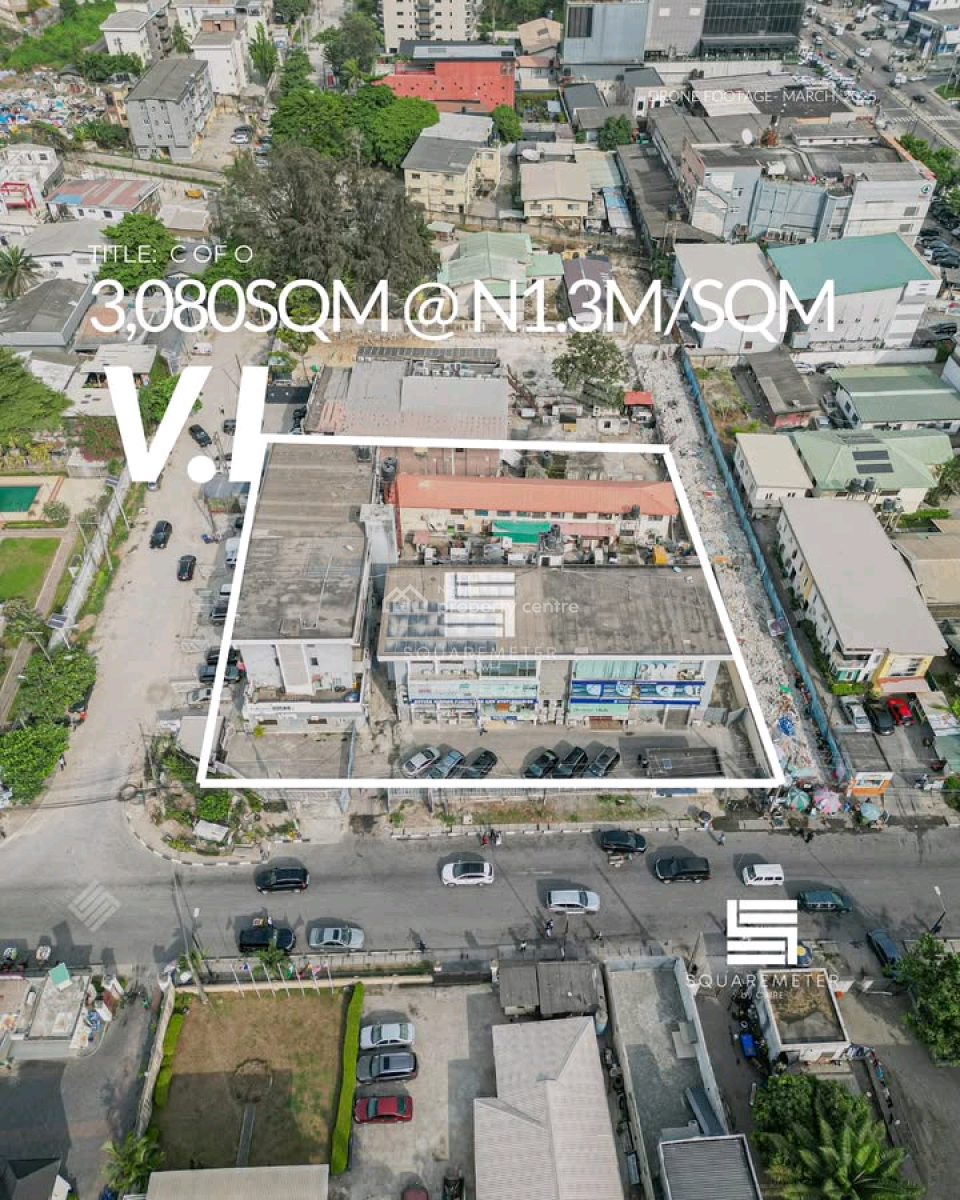 Premium Land Deal Sqm: 3,080sqm, Victoria Island (vi), Lagos, Land for Sale