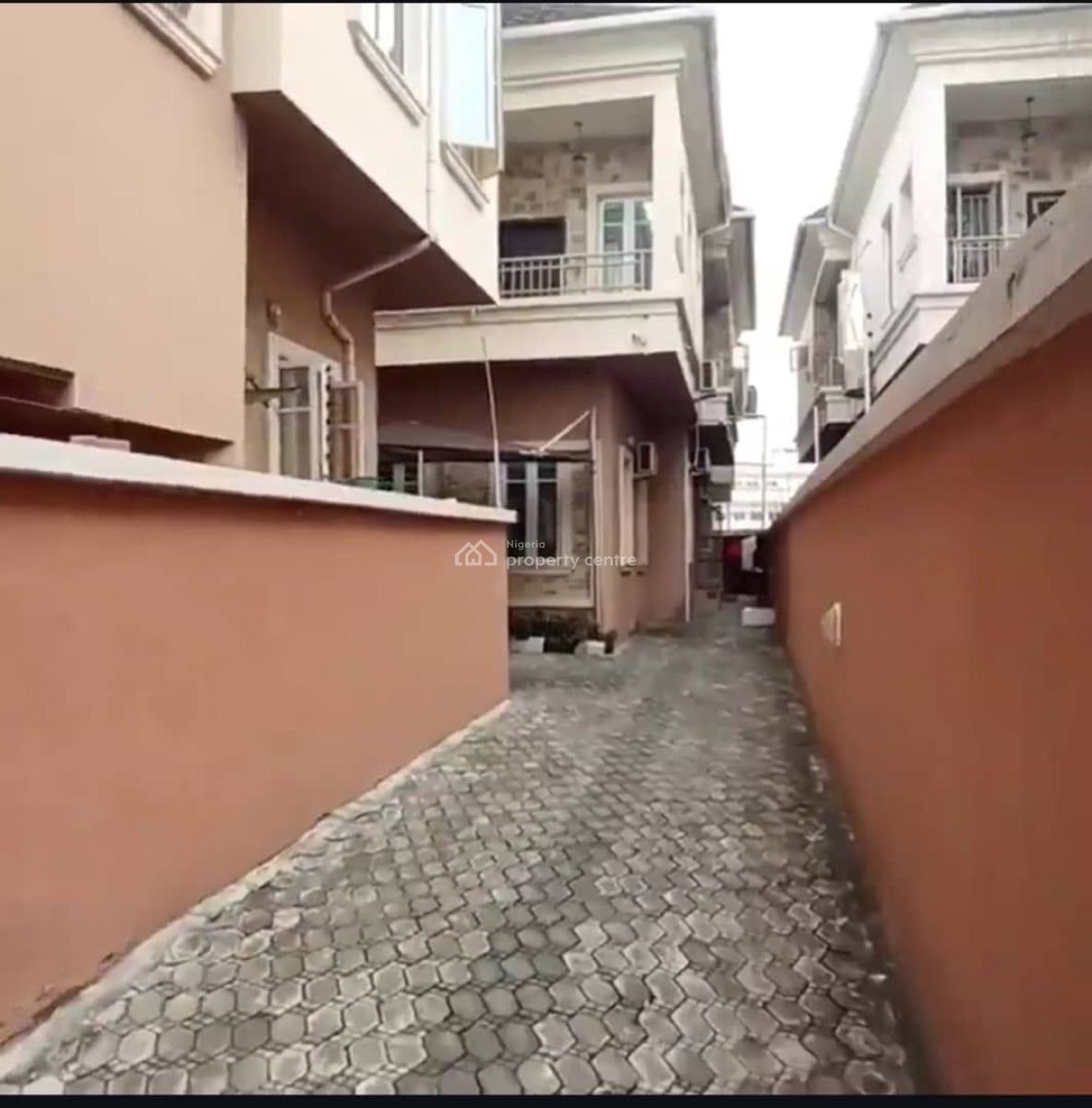 a Furnished 4 Bedroom Semi Detached Duplex with a Bq, Bera Estate Chevron, Lekki, Lagos, Semi-detached Duplex for Rent
