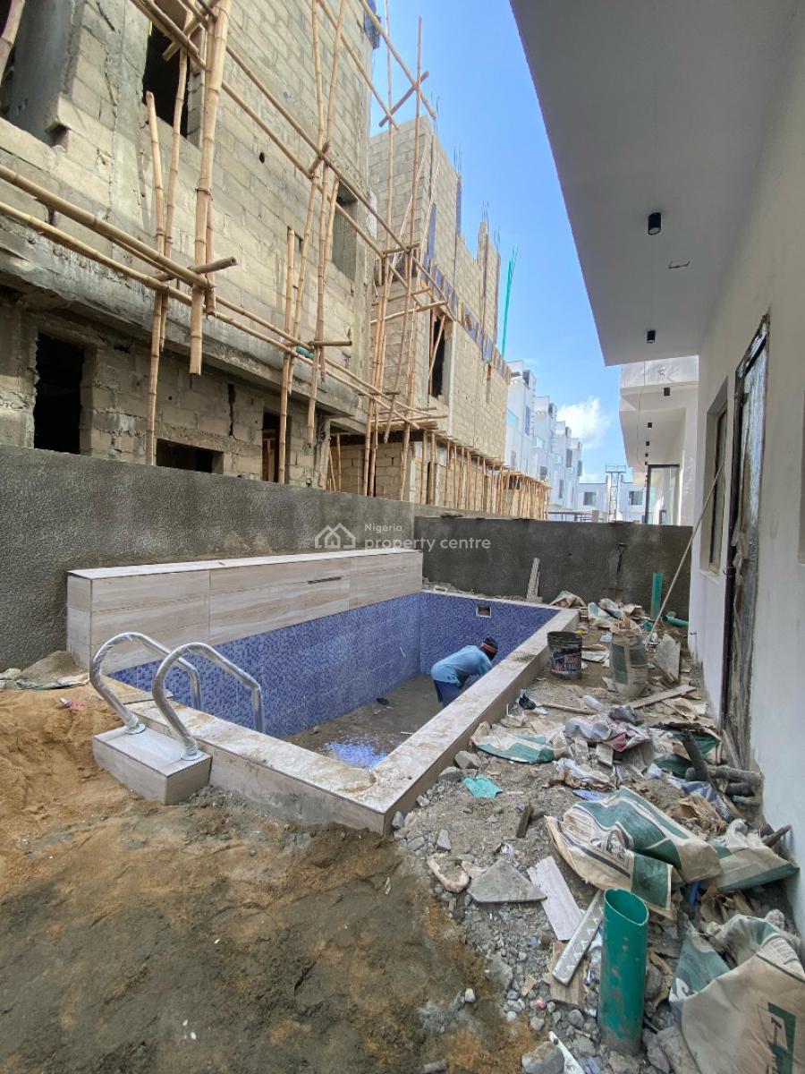 5 Bedroom Fully Detached Duplex with Bq, Cinema, Penthouse & Pool, Second Toll Gate, Lekki, Lagos, Detached Duplex for Sale