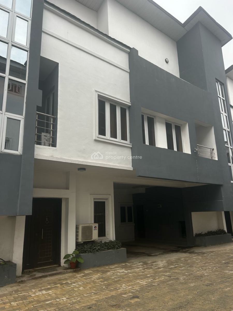 Well Maintained 4 Bedroom Terrace with Bq, Ikate, Lekki, Lagos, Terraced Duplex for Rent