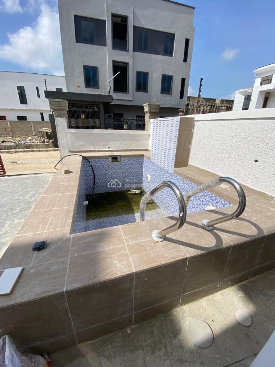 4 Bedroom Fully Detached House with a Room Bq and Swimming Pool, Second Toll Gate, Lekki, Lagos, Detached Duplex for Sale