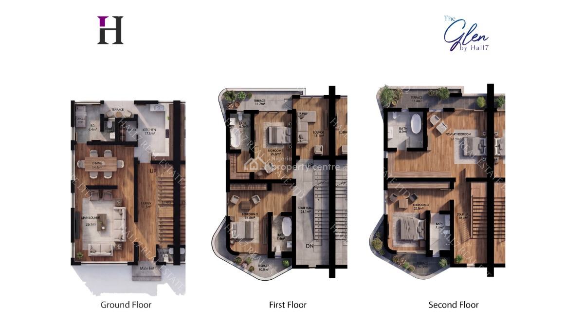 Luxury 5-bedroom Semi Detached Duplex and Bq, After Nicon Bridge From Maitama on The Newly Constructed Road, Katampe (main), Katampe, Abuja, Semi-detached Duplex for Sale