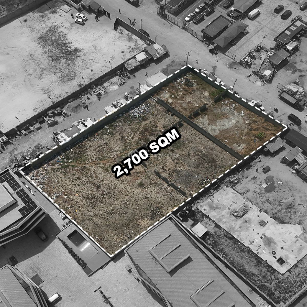 2,700 Sqm of Bare Land (corner-piece), Ikate, Lekki, Lagos, Mixed-use Land for Sale