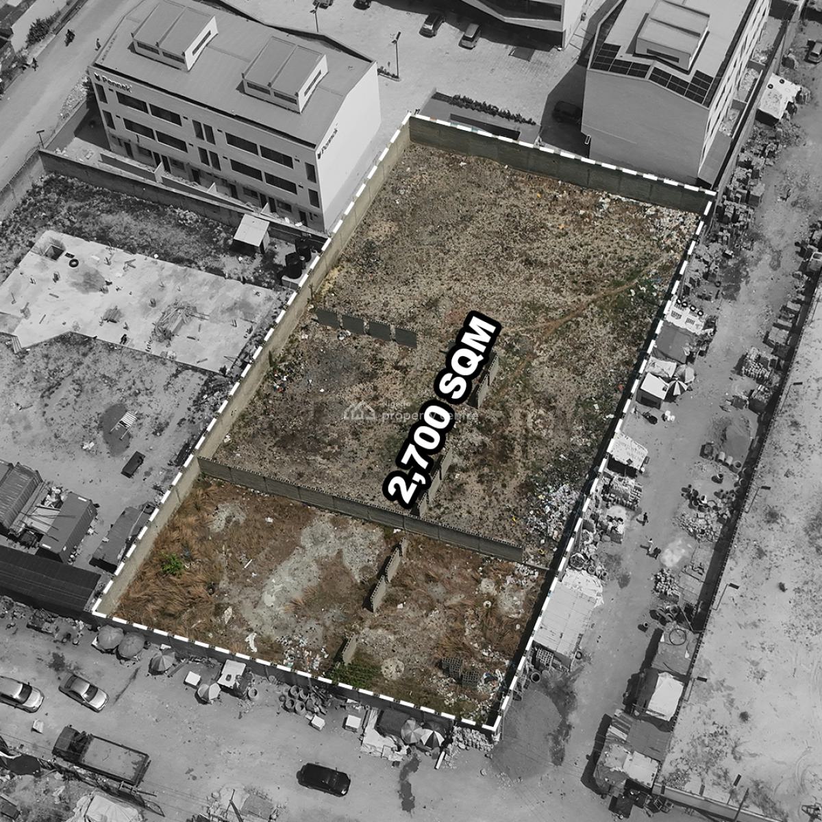 2,700 Sqm of Bare Land (corner-piece), Ikate, Lekki, Lagos, Mixed-use Land for Sale