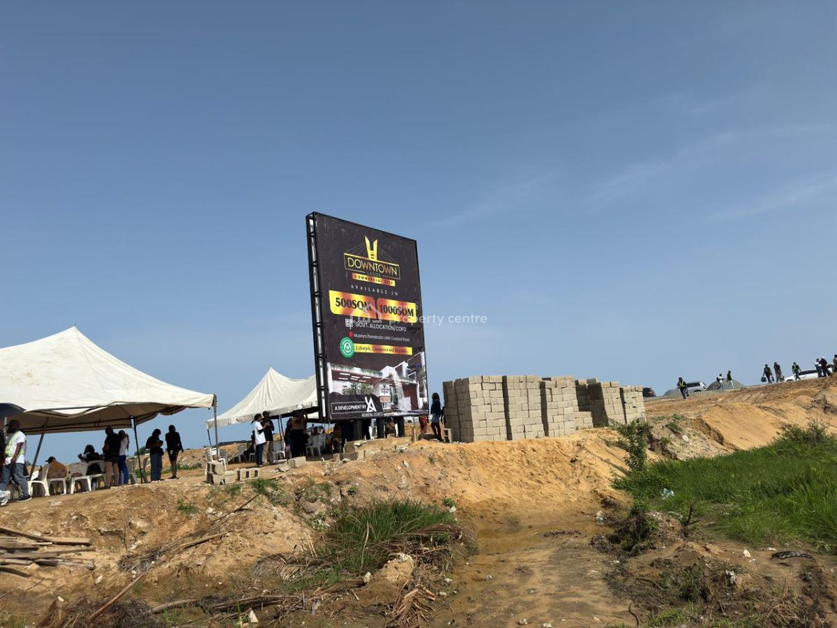 Affordable and Verified Dry Land, Downtown Commercial, Facing Lagos - Calabar Coastal Road, Ibeju Lekki, Lagos, Commercial Land for Sale