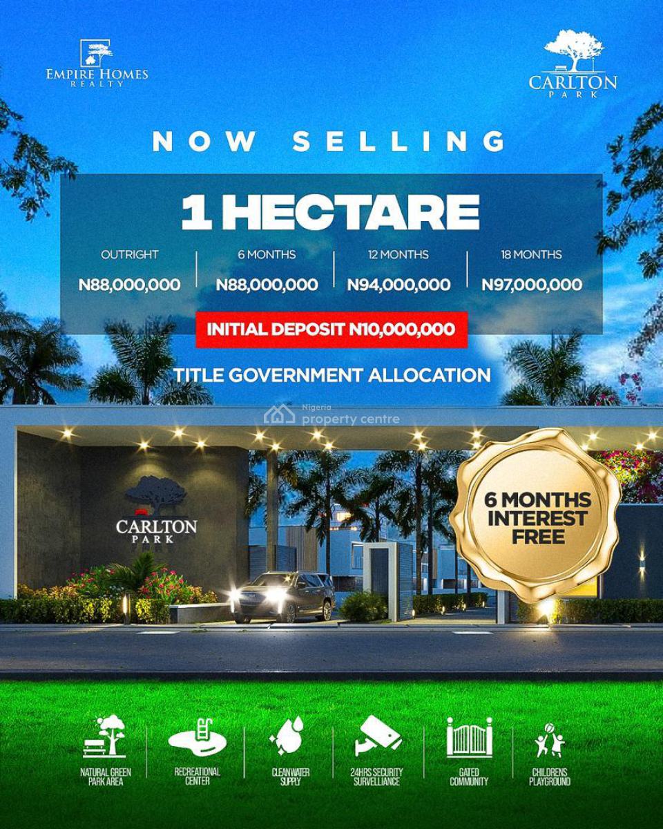 1 Hectares of Land, Old Lagos Road, Idowa, Ogun, Km 46, Ogun, Mixed-use Land for Sale