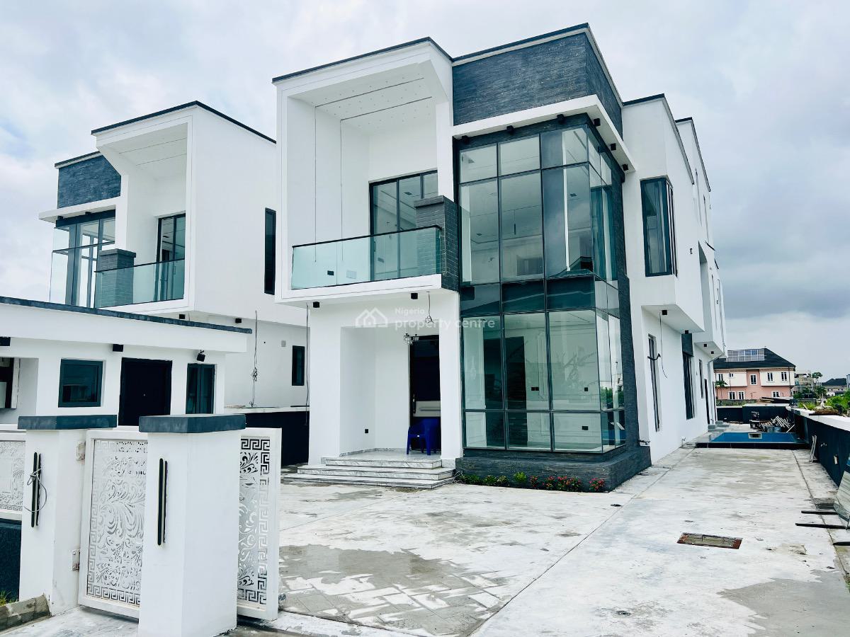 Luxury 5 Bedroom Duplex with Swimming Pool, Prestigious Royal Garden Estate, Ajah, Lagos, Detached Duplex for Sale