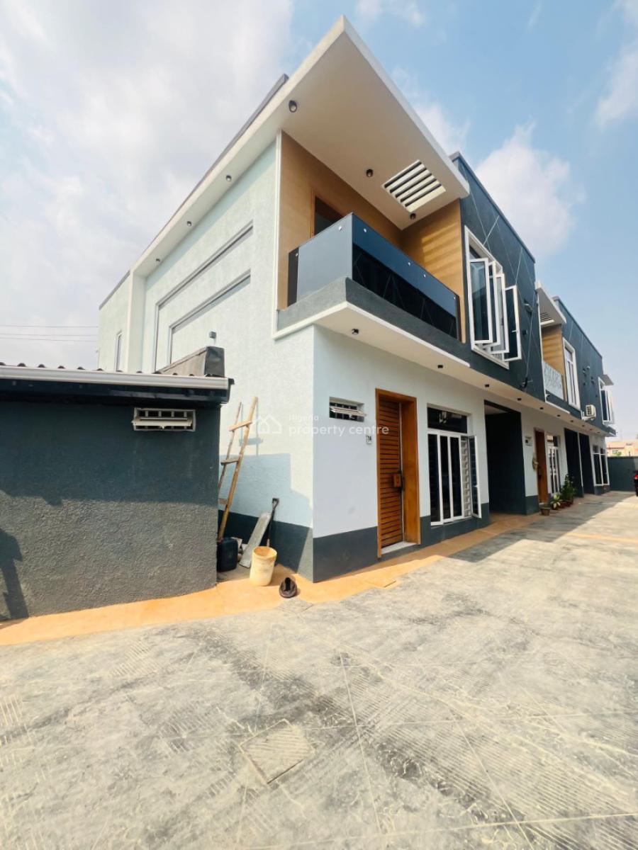 Eye Catchy 4 Bedroom Terrace Duplex Plus Bq with Range of Amenities, Opebi, Ikeja, Lagos, Terraced Duplex for Sale