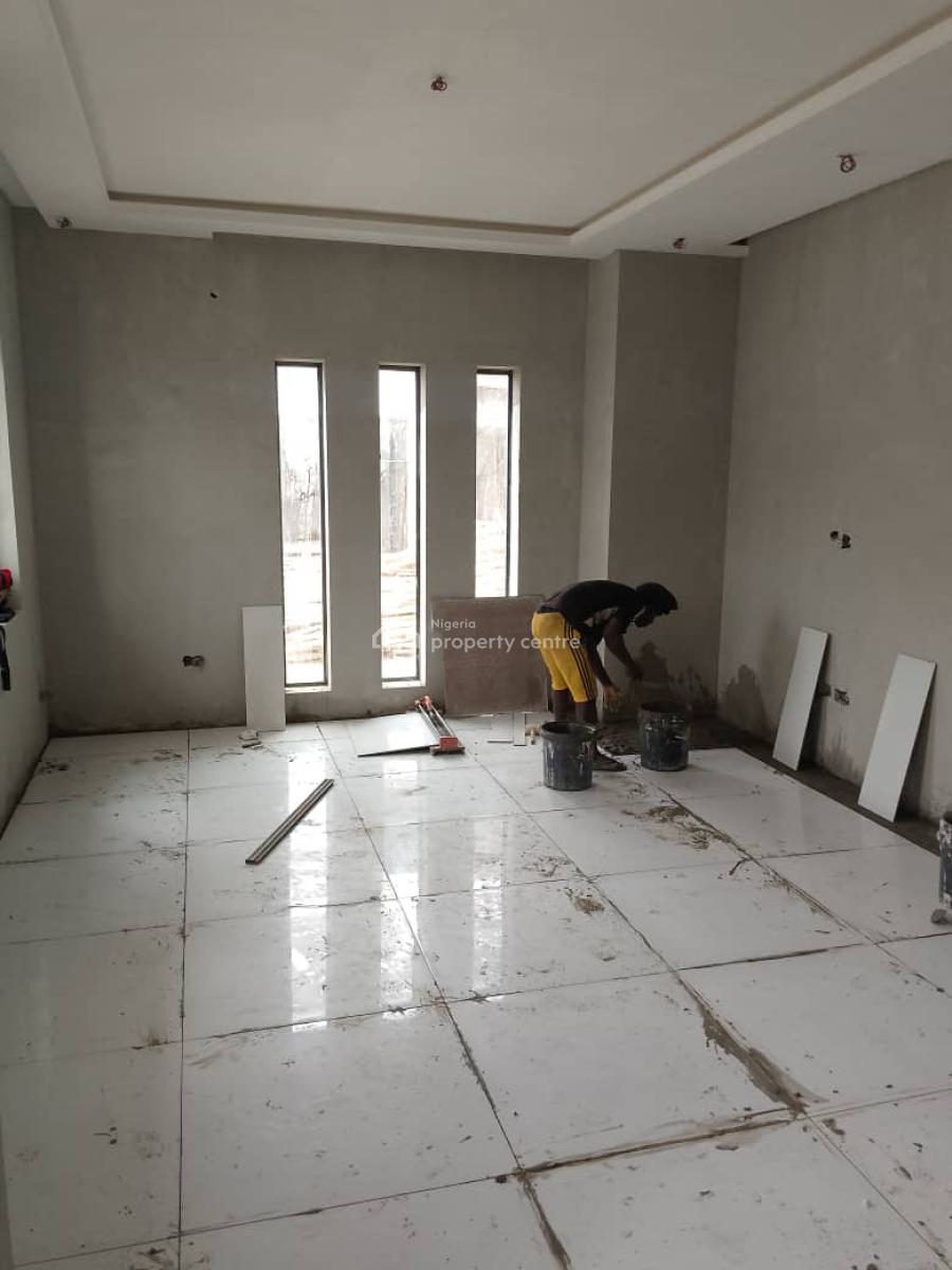 New 4 Bedrooms Fully Detached, Rooftop, Bq Etc 12m × 2 Years, Kado, Abuja, Detached Duplex for Rent