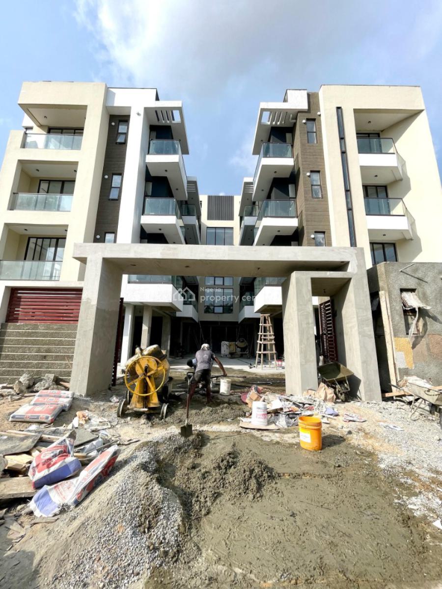 Contemporary Luxury 3 Bedroom Apartment with Elevator, Gym, Swimming Pool, Lekki Phase 1, Lekki, Lagos, Block of Flats for Sale