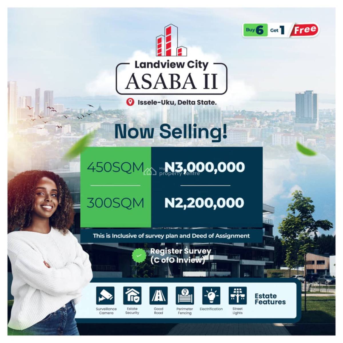 Verified Land in Prime Location, Landview Estate Isele Ukwu, Asaba, Delta, Commercial Land for Sale