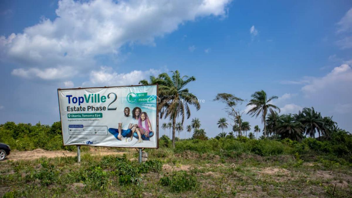 Verified Land in a Prime Location with Parameter Fencing, Top Ville Estate Phase 2 Okenla, Epe, Lagos, Land for Sale