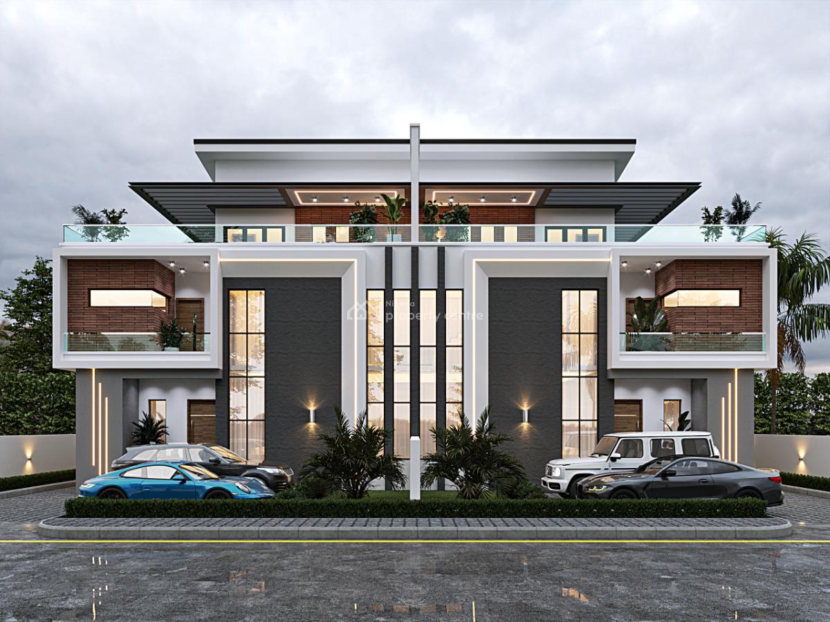 Developer for 2 Wings 4 Bedroom Semi - Detached House, Sangotedo, Ajah, Lagos, Semi-detached Duplex Joint Venture