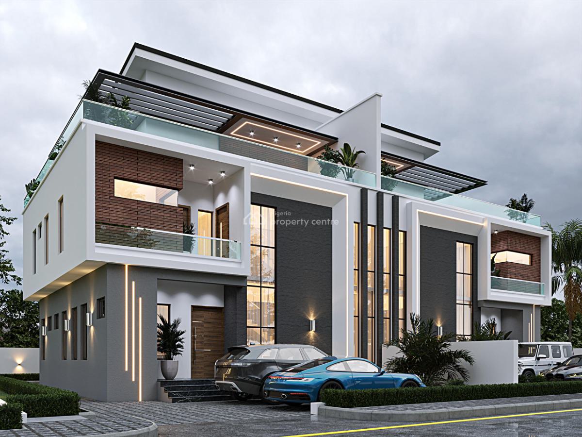 Developer for 2 Wings 4 Bedroom Semi - Detached House, Sangotedo, Ajah, Lagos, Semi-detached Duplex Joint Venture