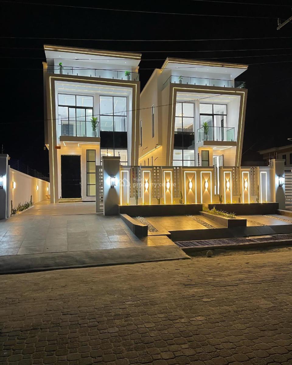 Spacious 5bedroom Fully Detached House with Pool, 2nd Toll Gate, Lekki, Lagos, Detached Duplex for Sale