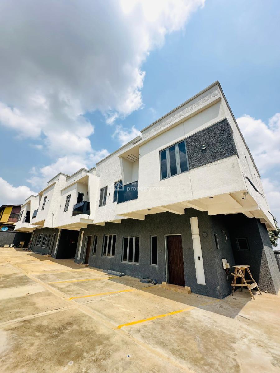Newly Built 4 Bedrooms Terrace with Bq in a Secured Estate, Gra Phase 1, Magodo, Lagos, Terraced Duplex for Sale
