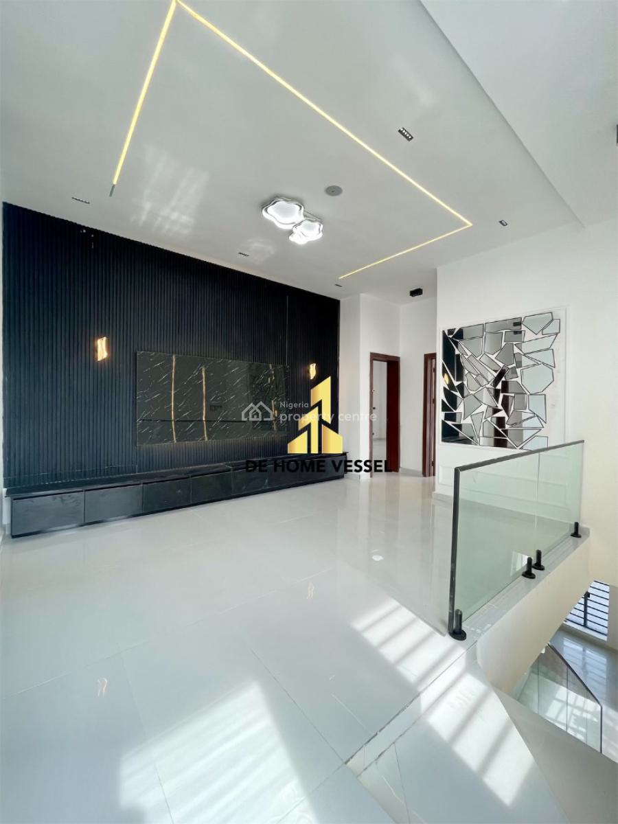 Exquisitely Carved Luxury 5 Bedroom Detached  Smart Home with Swimming Pool and Bq, Idado, Lekki, Lagos, Detached Duplex for Sale