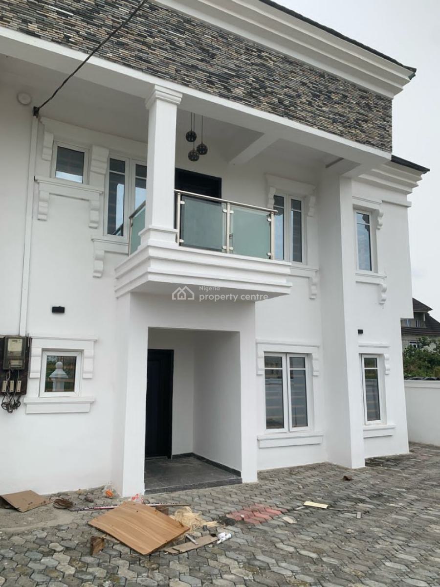 Contemporary Built Spacious 4 Bedroom Detached Duplex with Bq, Abijo, Lekki, Lagos, Detached Duplex for Sale