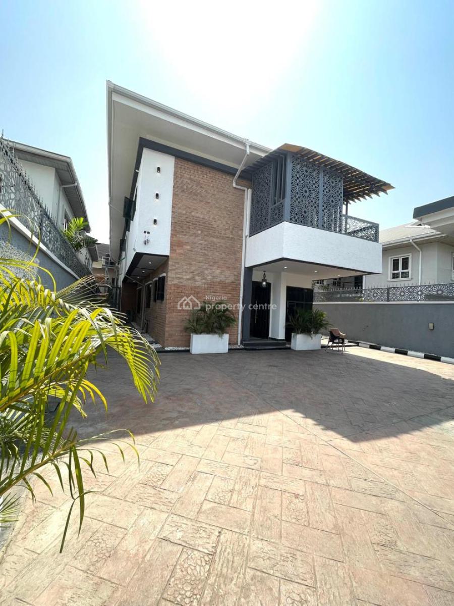Perfectly Perched 5 Bedrooms Luxury Smart Home with Swimming Pool, 2 Bq, Lekki Phase 1, Lekki, Lagos, Detached Duplex for Sale