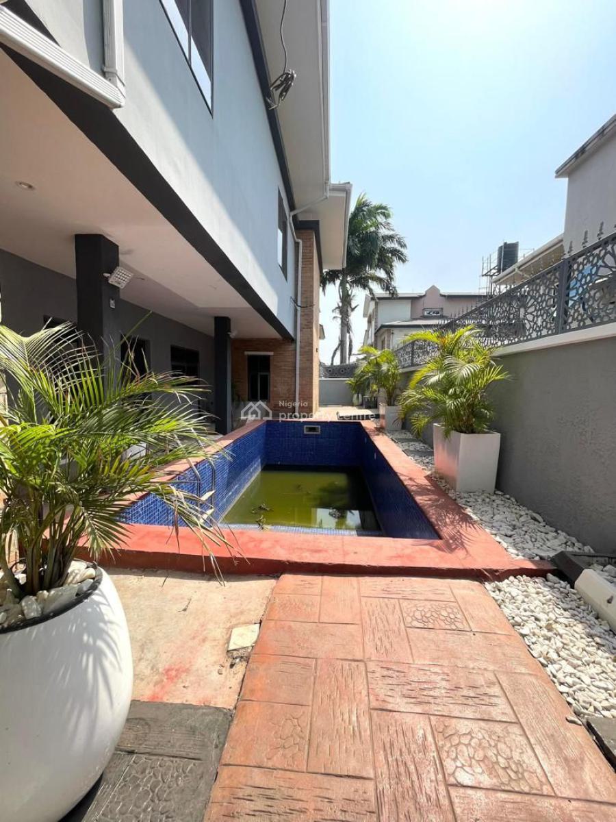 Perfectly Perched 5 Bedrooms Luxury Smart Home with Swimming Pool and 2 Rooms Bq, Off Admiralty Way, Lekki Phase 1, Lekki, Lagos, Detached Duplex for Rent