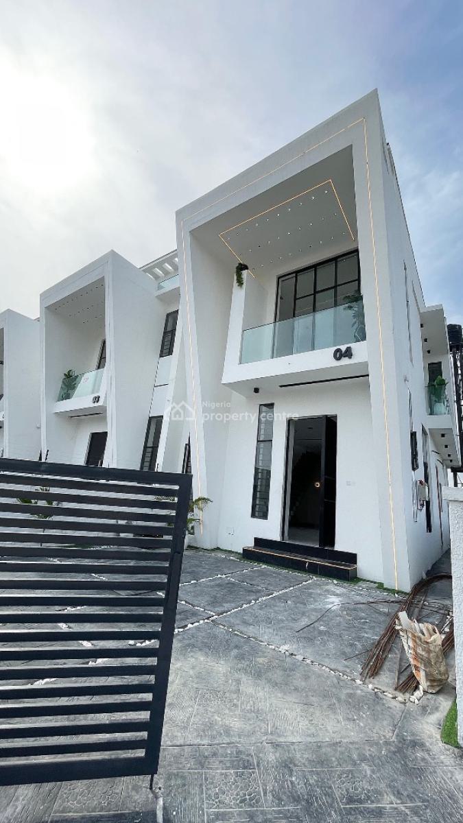 Aesthetic / Luxurious 4 Bedroom Semi Detached Duplex Corner-piece + Bq, Ikota, Lekki, Lagos, Semi-detached Duplex for Sale