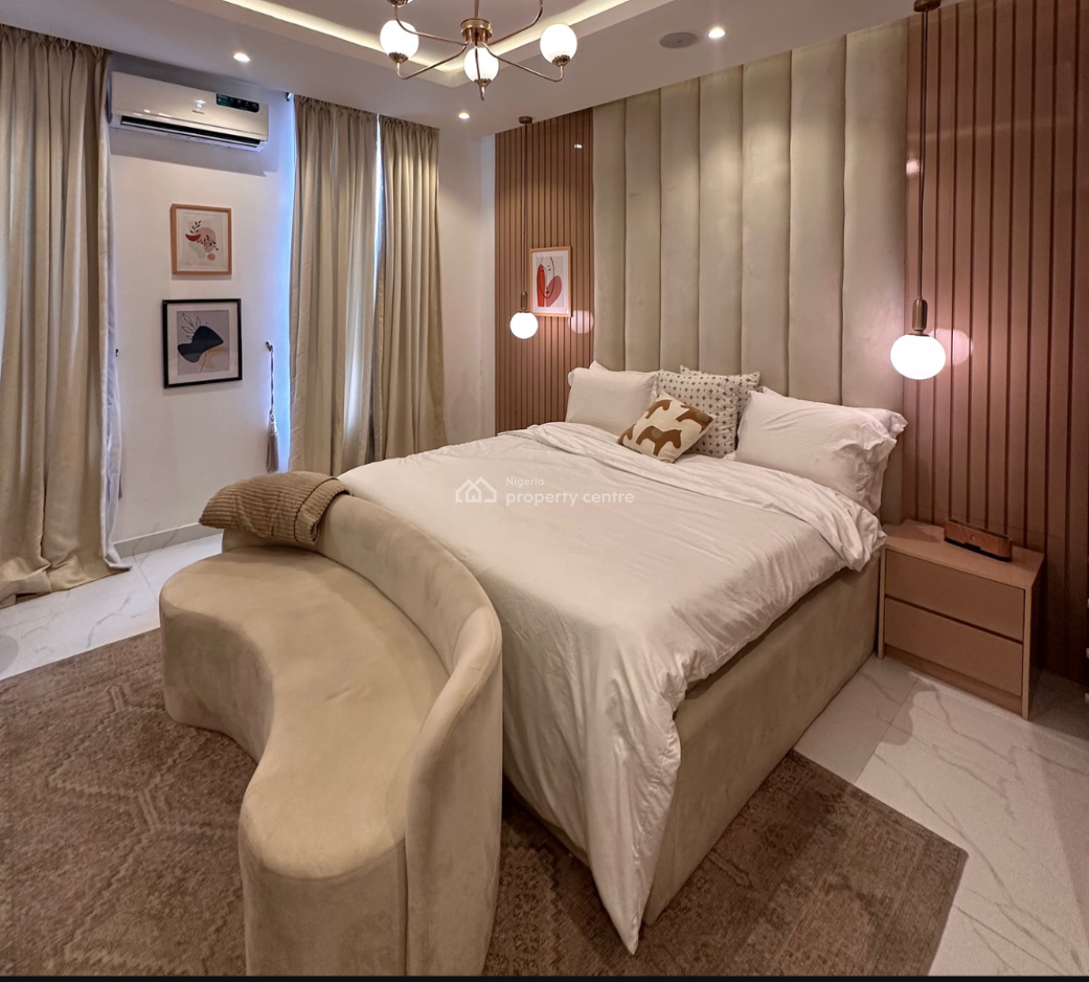 Luxurious Fully Furnished 2 Bedroom Apartment Suitable for Airbnb Also, Osapa, Lekki, Lagos, Flat / Apartment for Rent