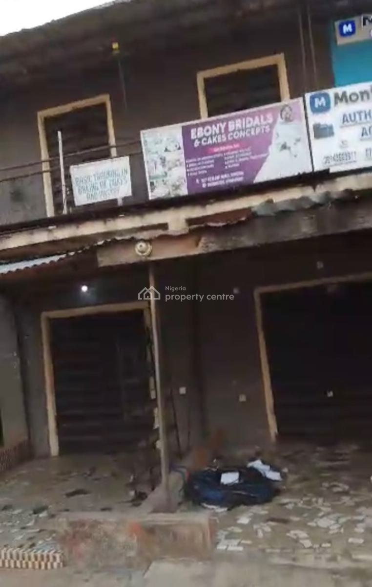 a Storey Building Lock Up Shops with 2 and 1 Bedroom Flat, Tetlow Road, Owerri Municipal, Imo, Commercial Property for Sale