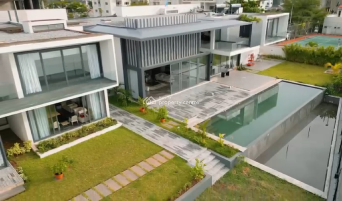 Finished State of The Art 6 Bedroom (waterfront) Mansion, Banana Island, Ikoyi, Lagos, Detached Duplex for Sale